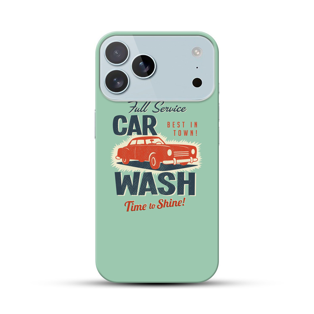 レトロな車のイラスト car-wash レトロな車のイラスト car-wash