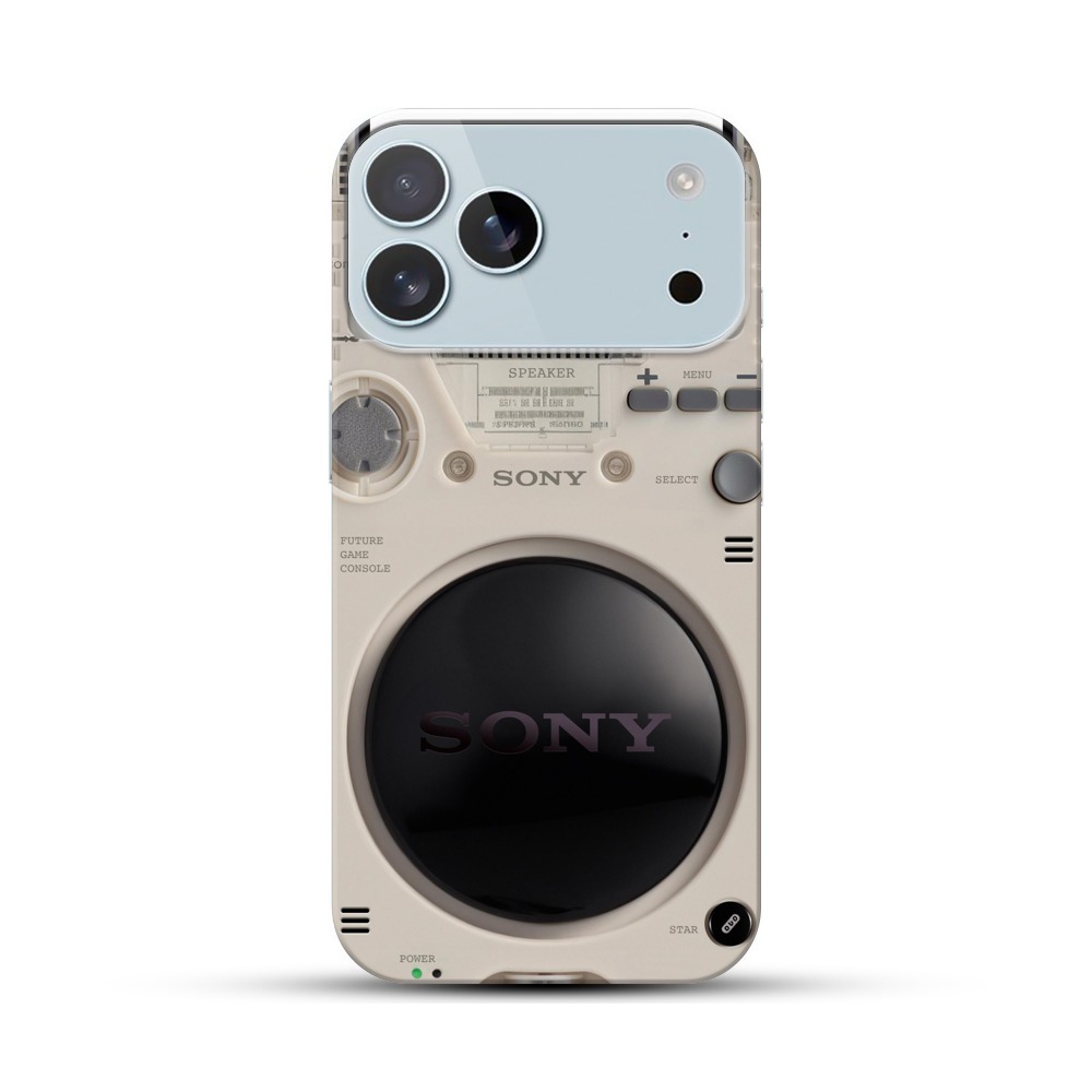 レトロなゲーム機背面 iPhone 17 Pro Maxオリジナルハードケース