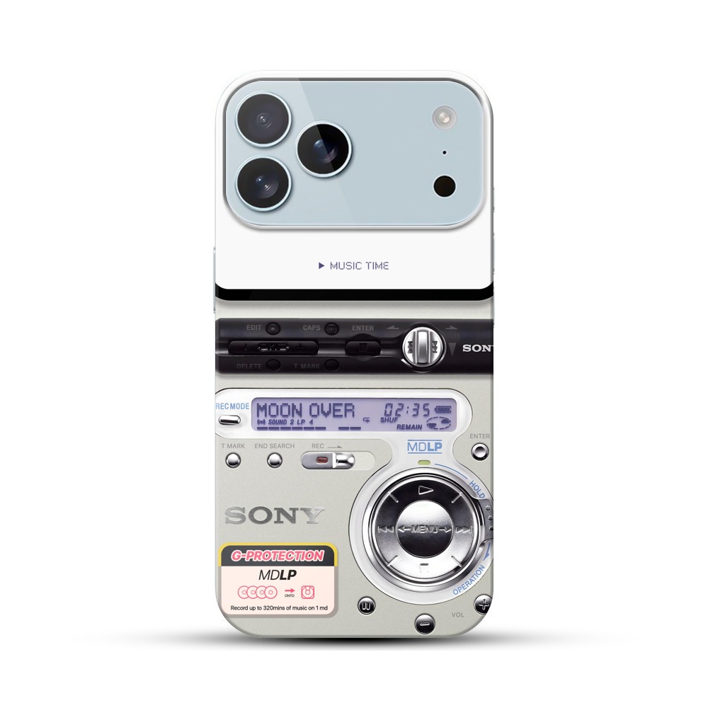 レトロなMDプレーヤー gameboywalkman_silver レトロなMDプレーヤー gameboywalkman_silver