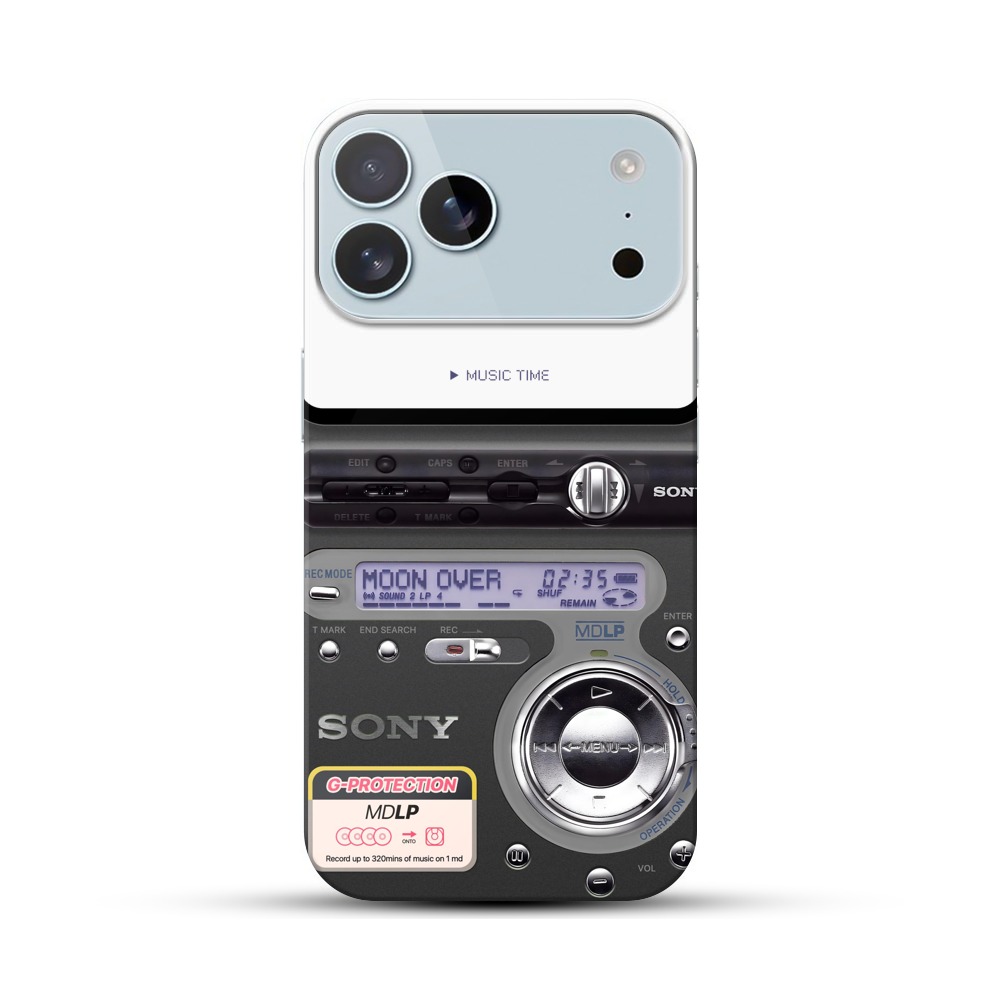 レトロMDプレーヤー表示 gameboywalkman_black レトロMDプレーヤー表示 gameboywalkman_black