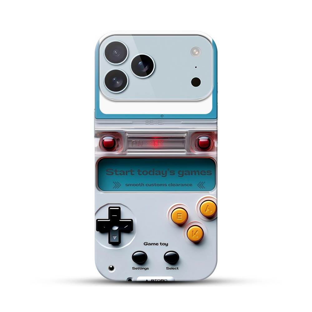 レトロゲーム機デザイン iPhone 17 Pro Maxオリジナルハードケース