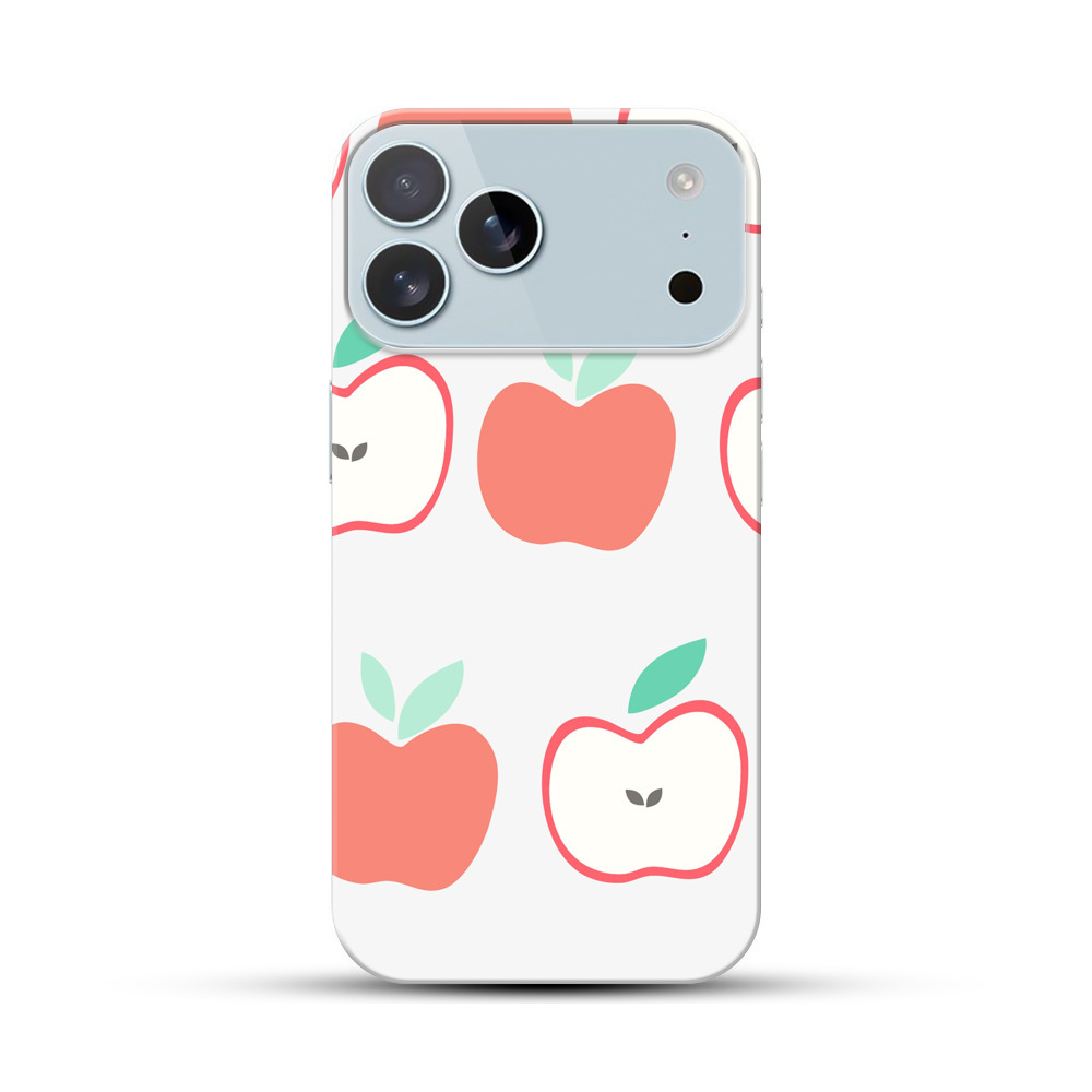 リンゴのパターン iPhone 17 Pro Maxオリジナルハードケース