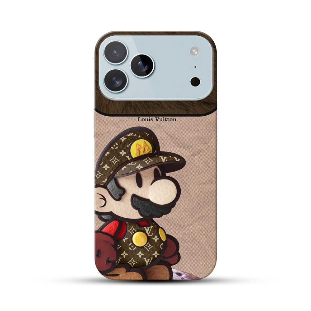 ルイヴィトン柄マリオ iPhone 17 Pro Maxオリジナルハードケース