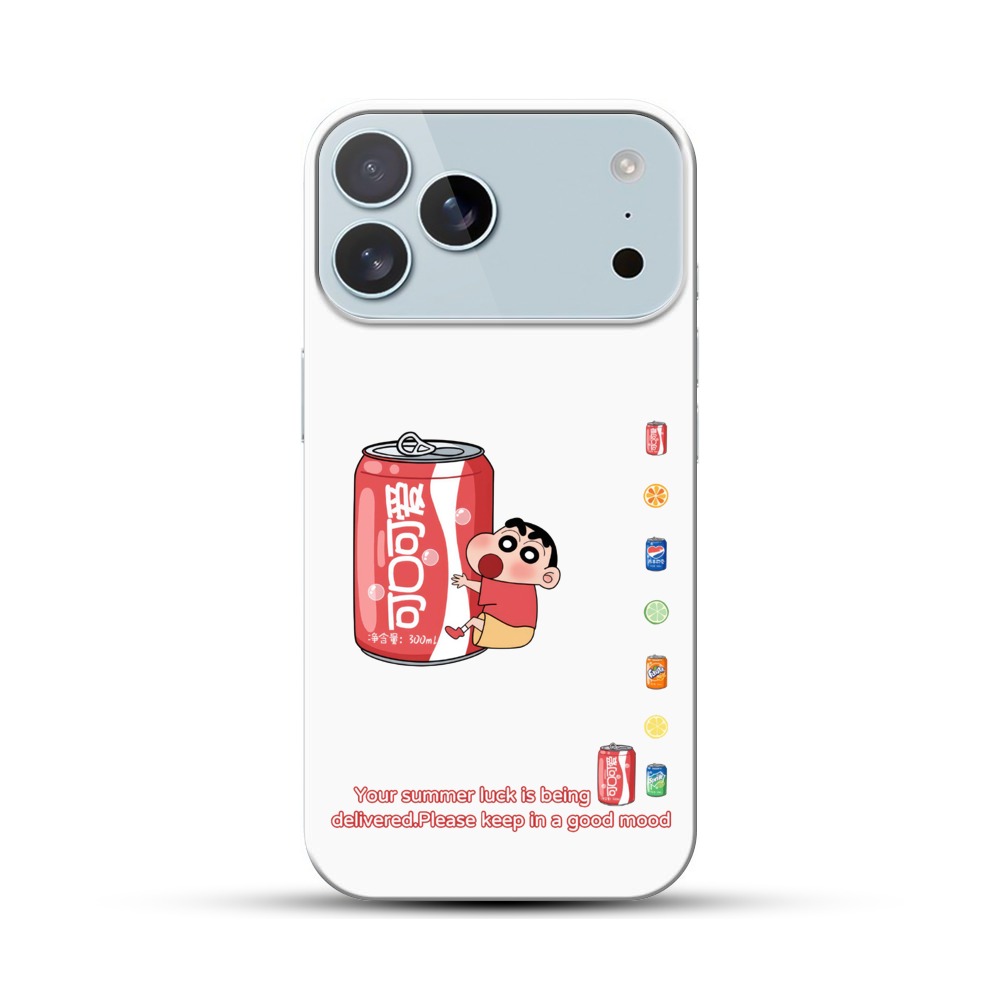 しんちゃんとコーラ缶 iPhone 17 Pro Maxオリジナルハードケース