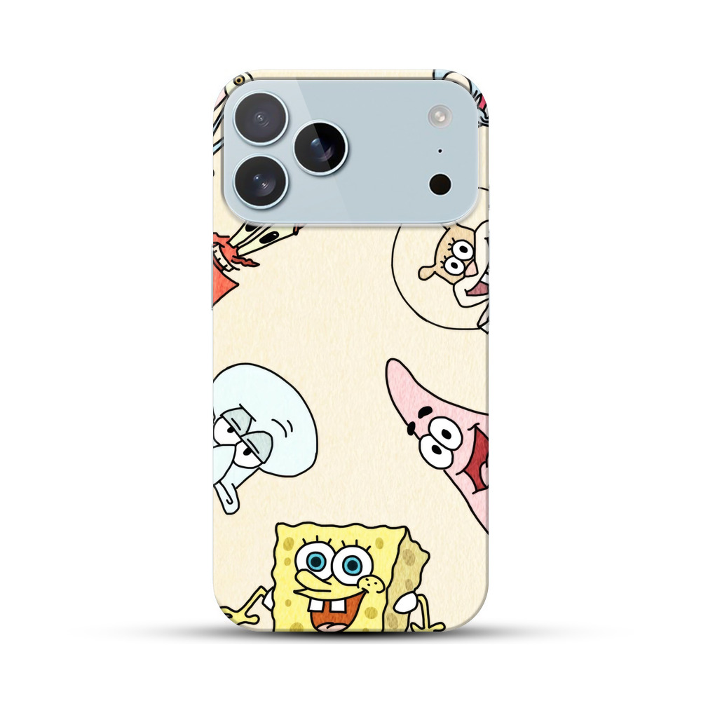スポンジボブの仲間たち iPhone 17 Pro Maxオリジナルハードケース