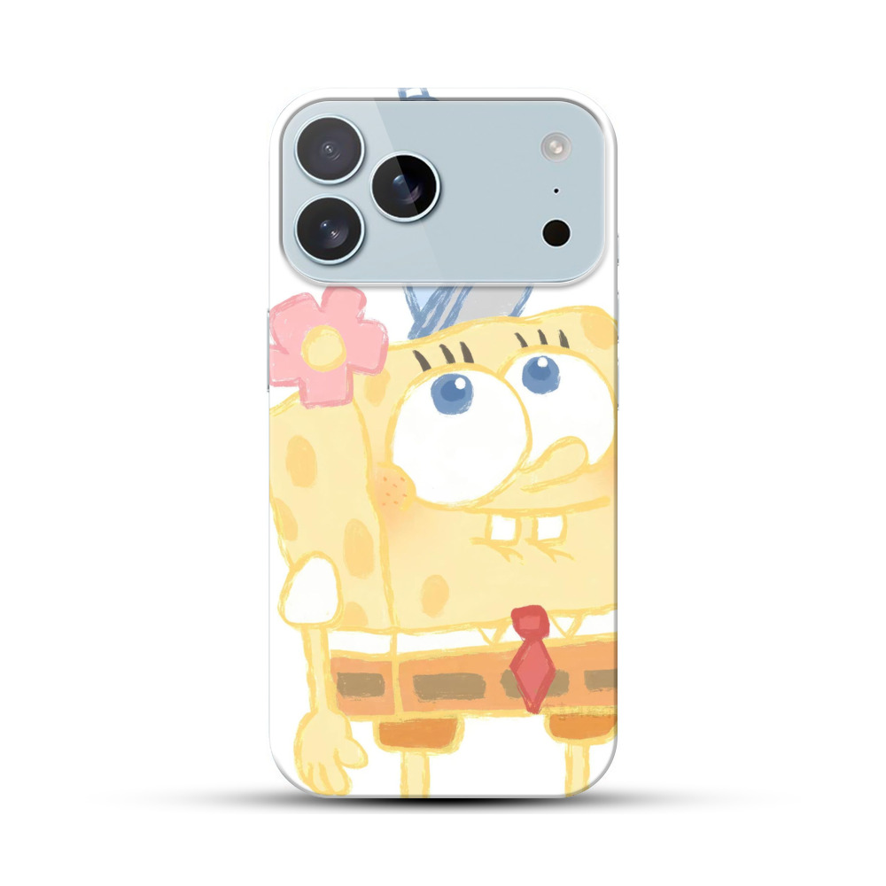 スポンジキャラクター iPhone 17 Pro Maxオリジナルハードケース