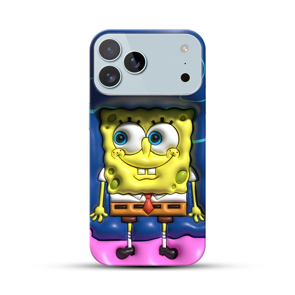 スポンジボブのイラスト iPhone 17 Pro Maxオリジナルハードケース