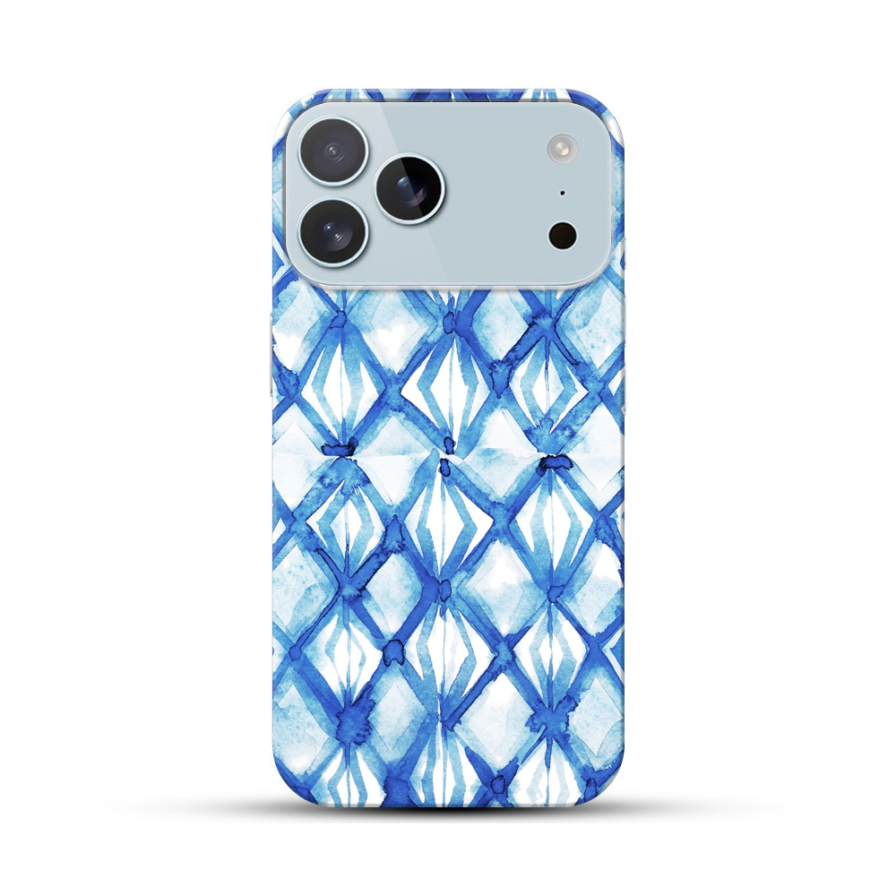 水彩の幾何学模様 iPhone 17 Pro Maxオリジナルハードケース