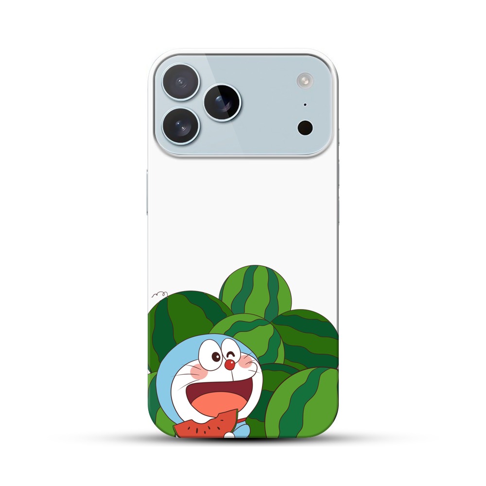 すいかと青いキャラ iPhone 17 Pro Maxオリジナルハードケース