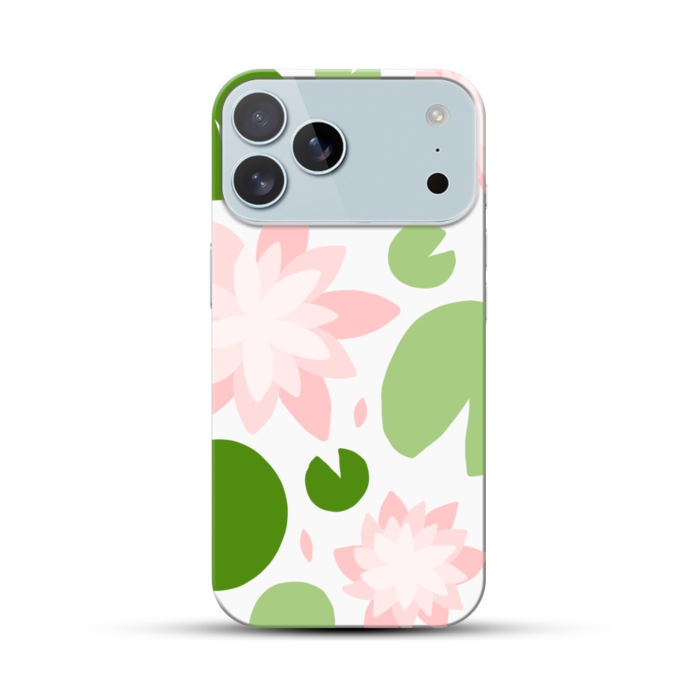 睡蓮の花と葉 iPhone 17 Pro Maxオリジナルハードケース