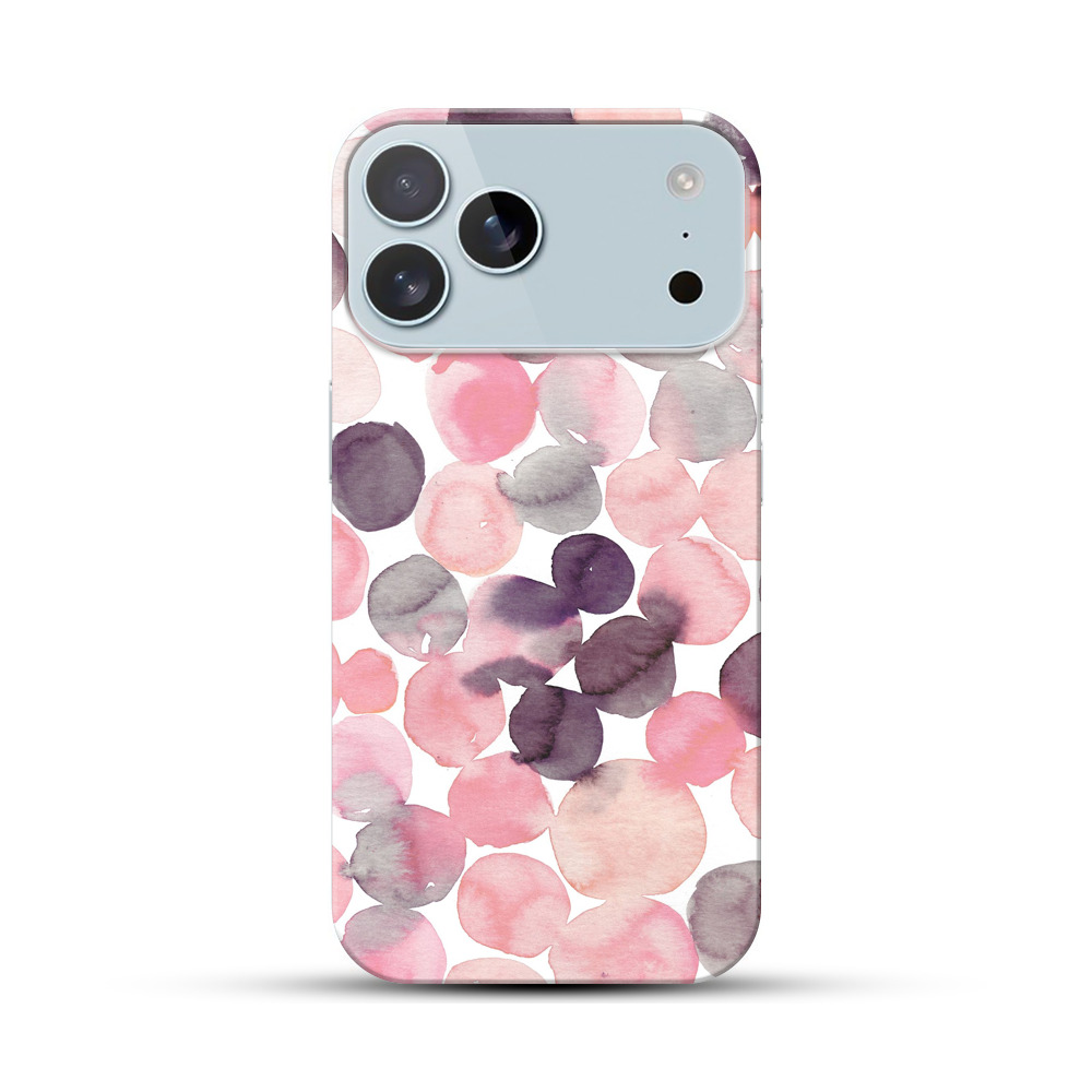 水彩のドット模様 iPhone 17 Pro Maxオリジナルハードケース