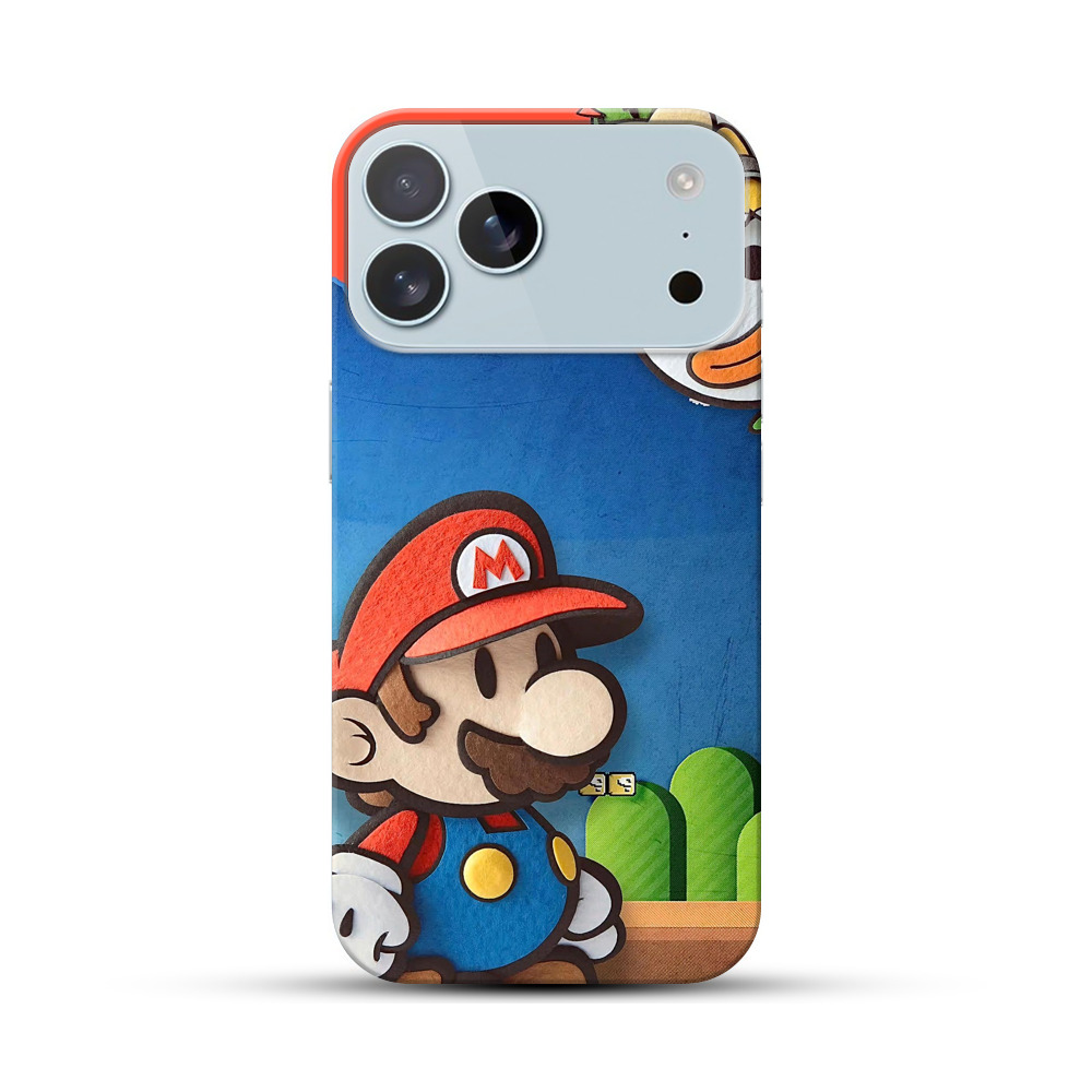 スーパーマリオのイラスト iPhone 17 Pro Maxオリジナルハードケース