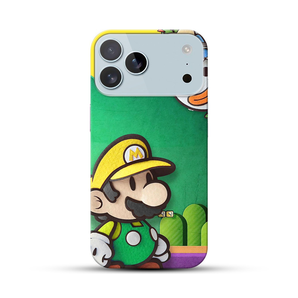 フェルトマリオキャラ iPhone 17 Pro Maxオリジナルハードケース