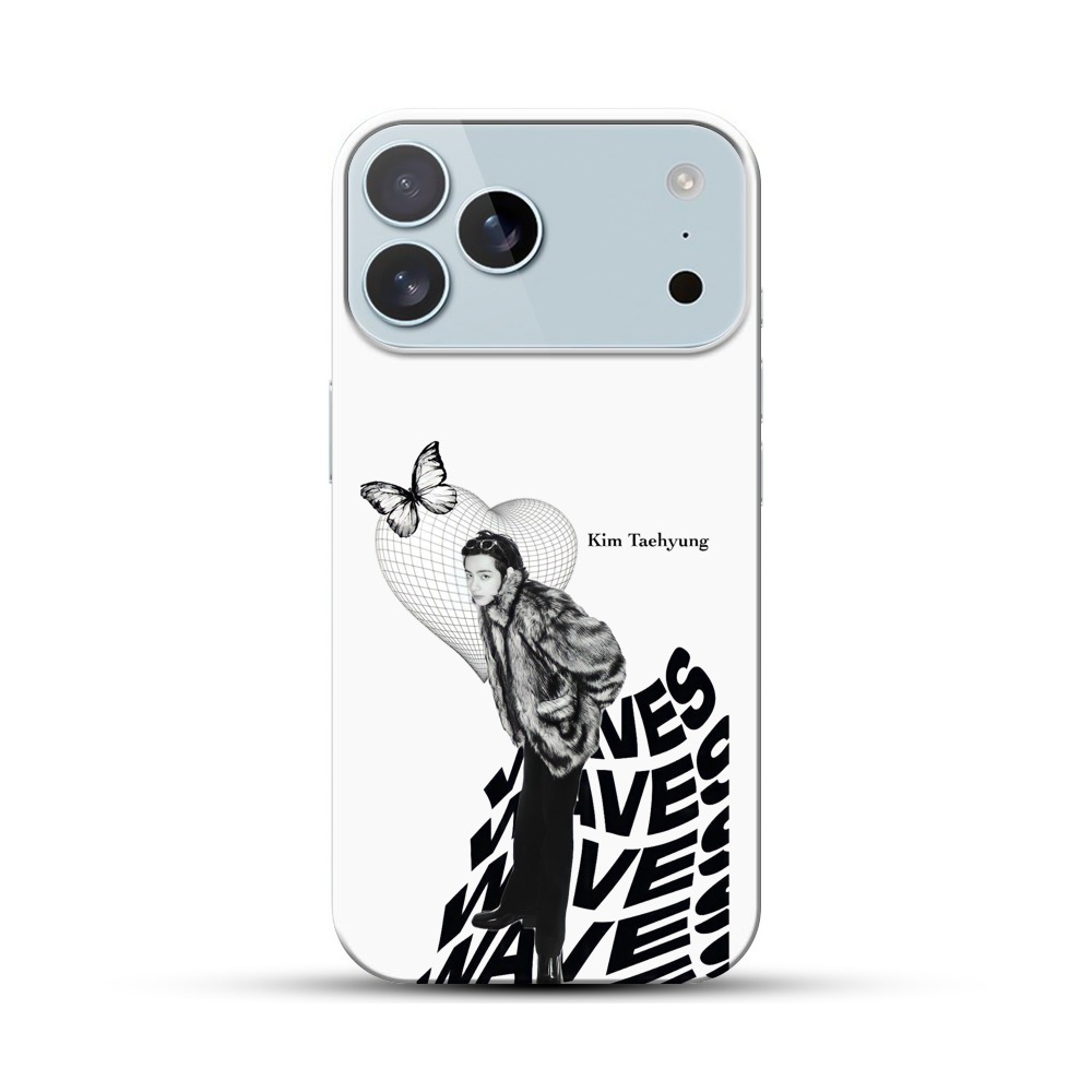 スタイリッシュな蝶 iPhone 17 Pro Maxオリジナルハードケース