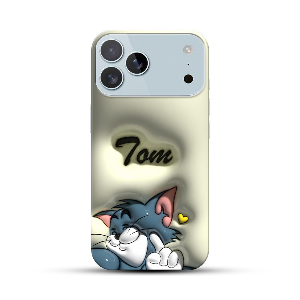 トムのかわいいイラスト iPhone 17 Pro Maxオリジナルハードケース