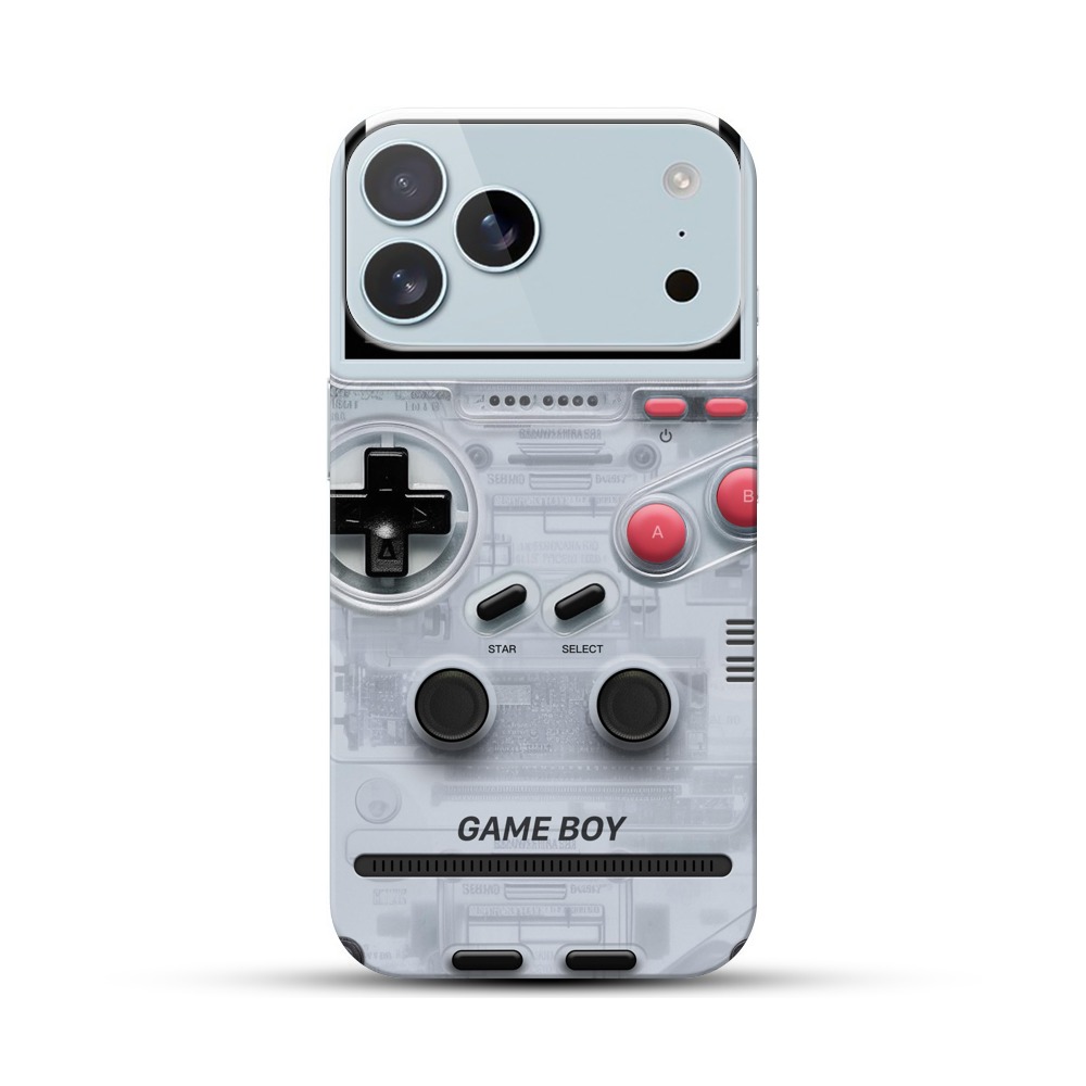 透明レトロゲームコントローラー iPhone 17 Pro Maxオリジナルハードケース