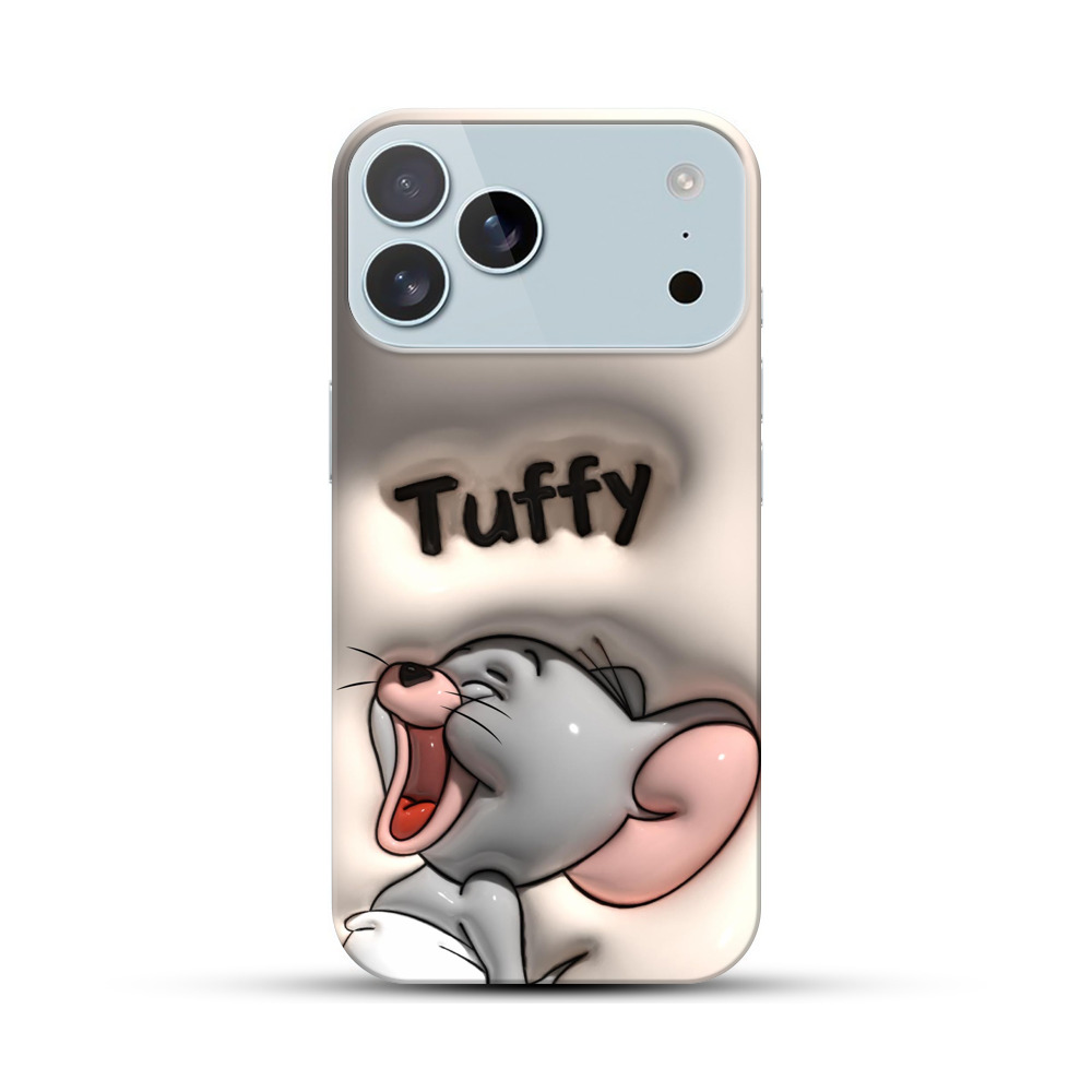 かわいいネズミのイラスト iPhone 17 Pro Maxオリジナルハードケース