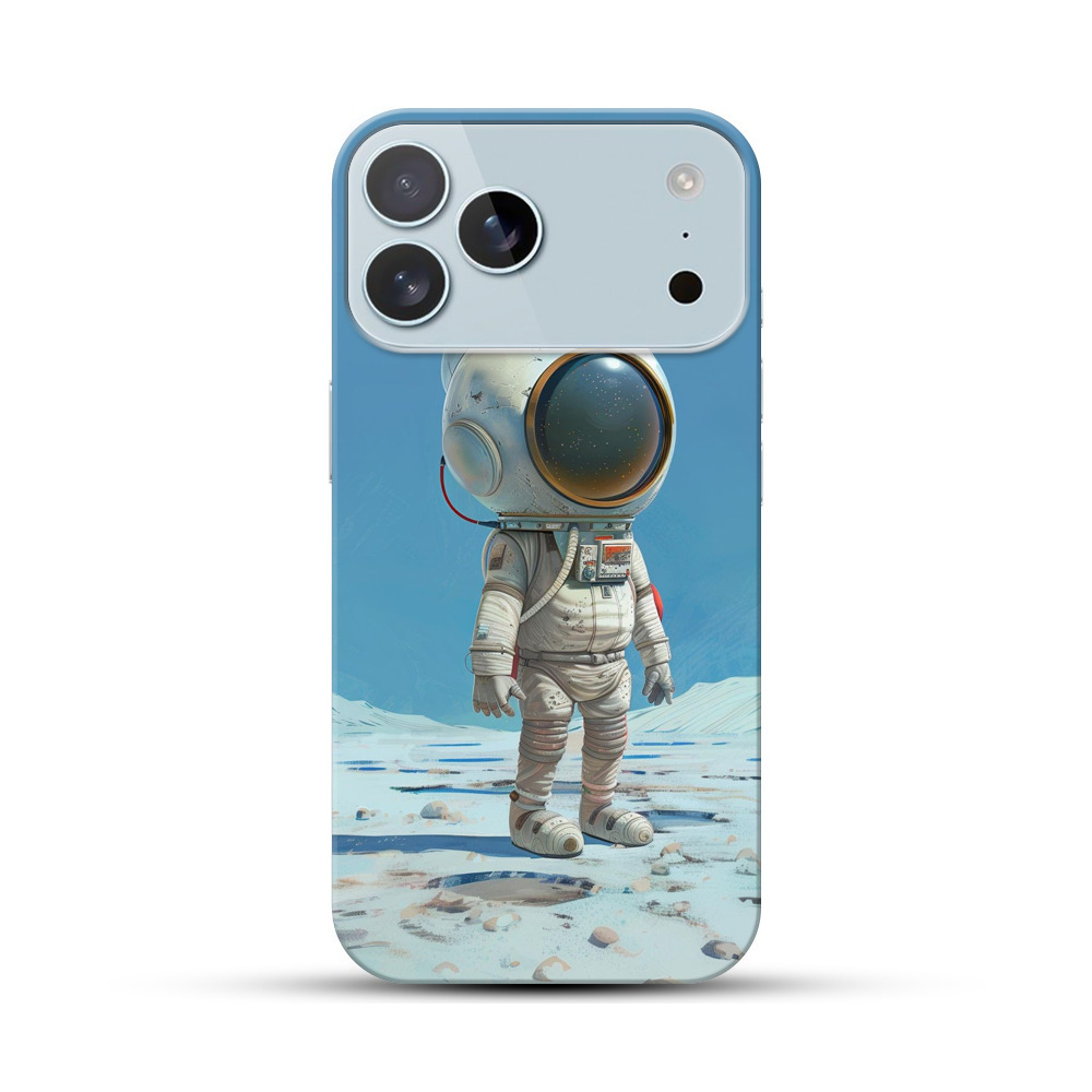 月面の宇宙飛行士 iPhone 17 Pro Maxオリジナルハードケース