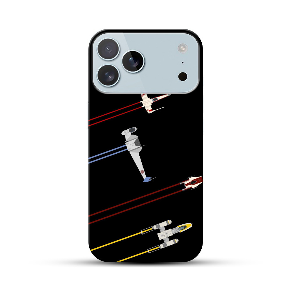 宇宙戦闘機の飛翔 iPhone 17 Pro Maxオリジナルハードケース