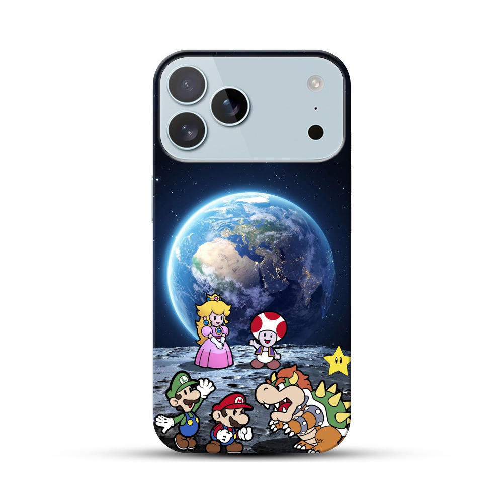 宇宙とゲームキャラ iPhone 17 Pro Maxオリジナルハードケース