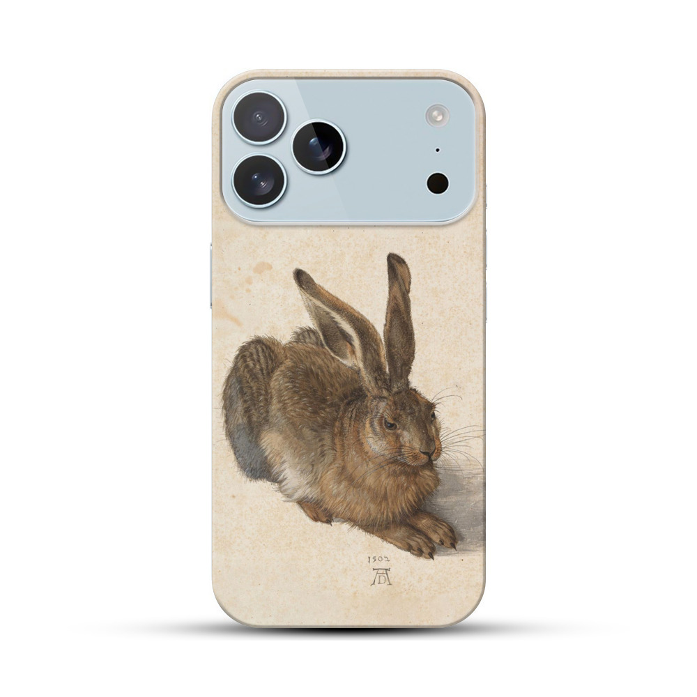 リアルなウサギの描写 iPhone 17 Pro Maxオリジナルハードケース