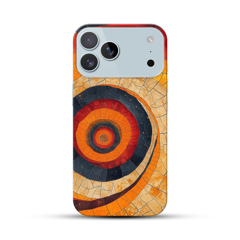 鮮やかな渦巻き模様 iPhone 17 Pro Maxオリジナルハードケース