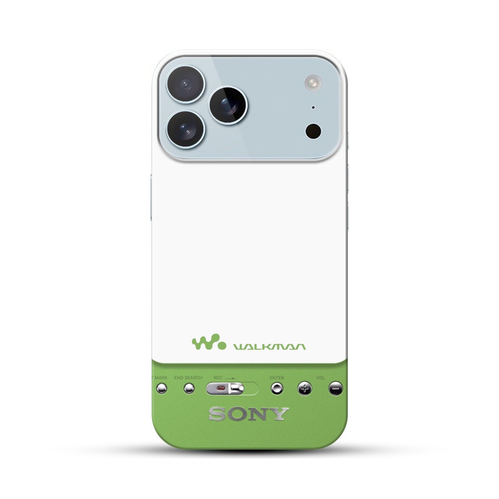 ウォークマンロゴデザイン iPhone 17 Pro Maxオリジナルハードケース