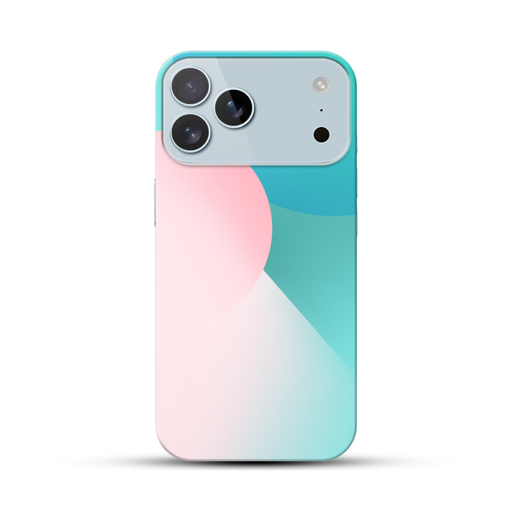 優しいピンクの丸 iPhone 17 Pro Maxオリジナルハードケース