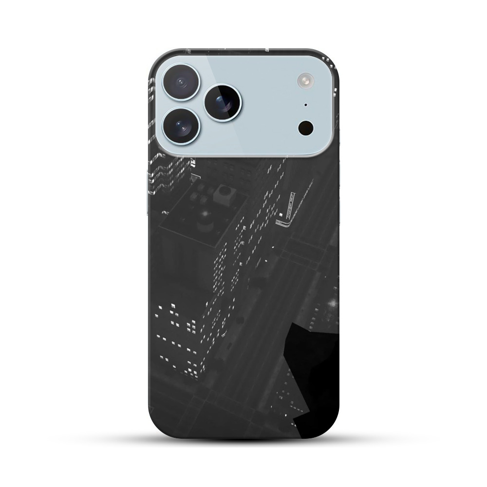 夜の都市シルエット iPhone 17 Pro Maxオリジナルハードケース