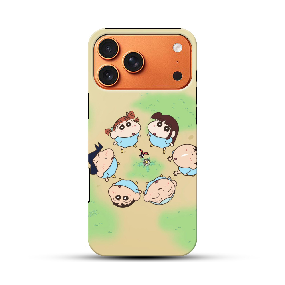 赤ちゃんキャラクターの草原 iPhone 17 Pro Maxオリジナル耐衝撃ケース