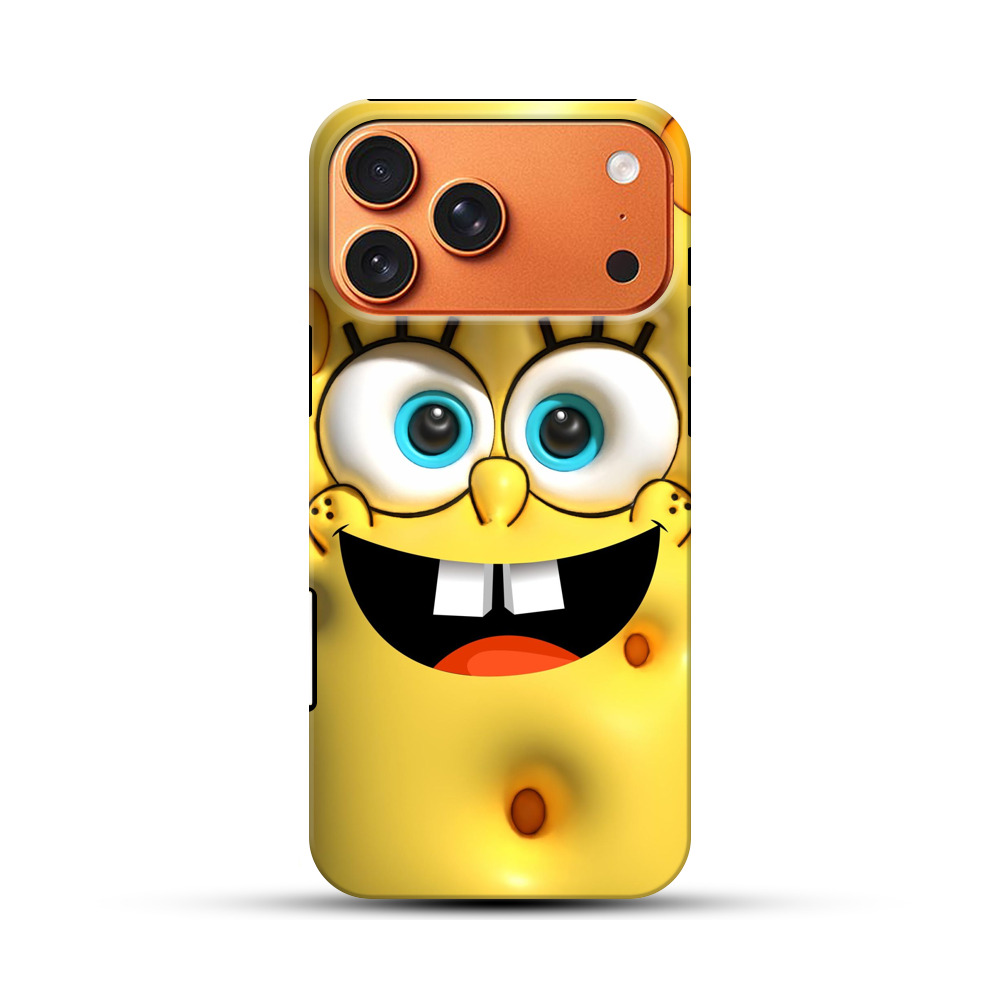 明るい元気な黄色キャラ iPhone 17 Pro Maxオリジナル耐衝撃ケース