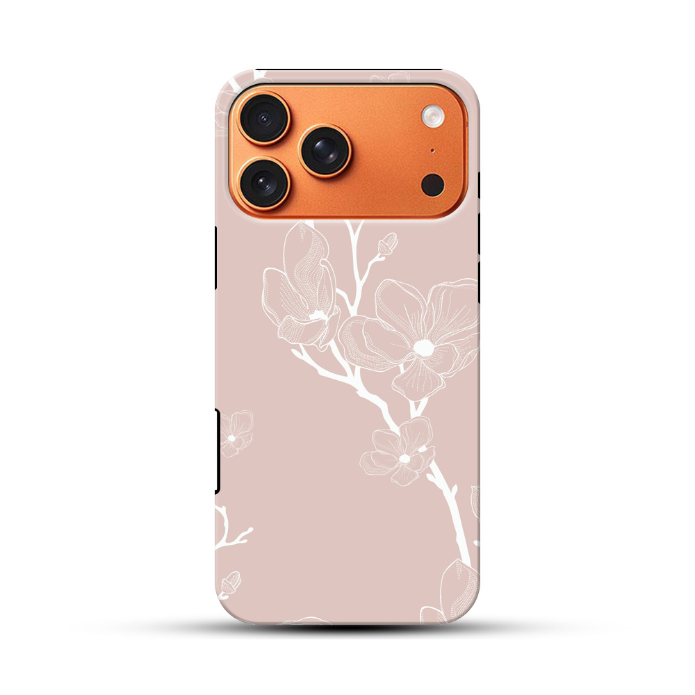 淡いピンクの桜模様 iPhone 17 Pro Maxオリジナル耐衝撃ケース
