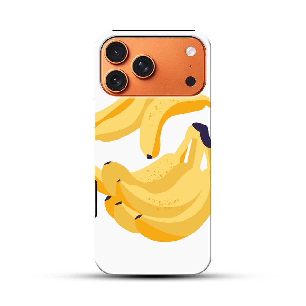 バナナのイラスト iPhone 17 Pro Maxオリジナル耐衝撃ケース