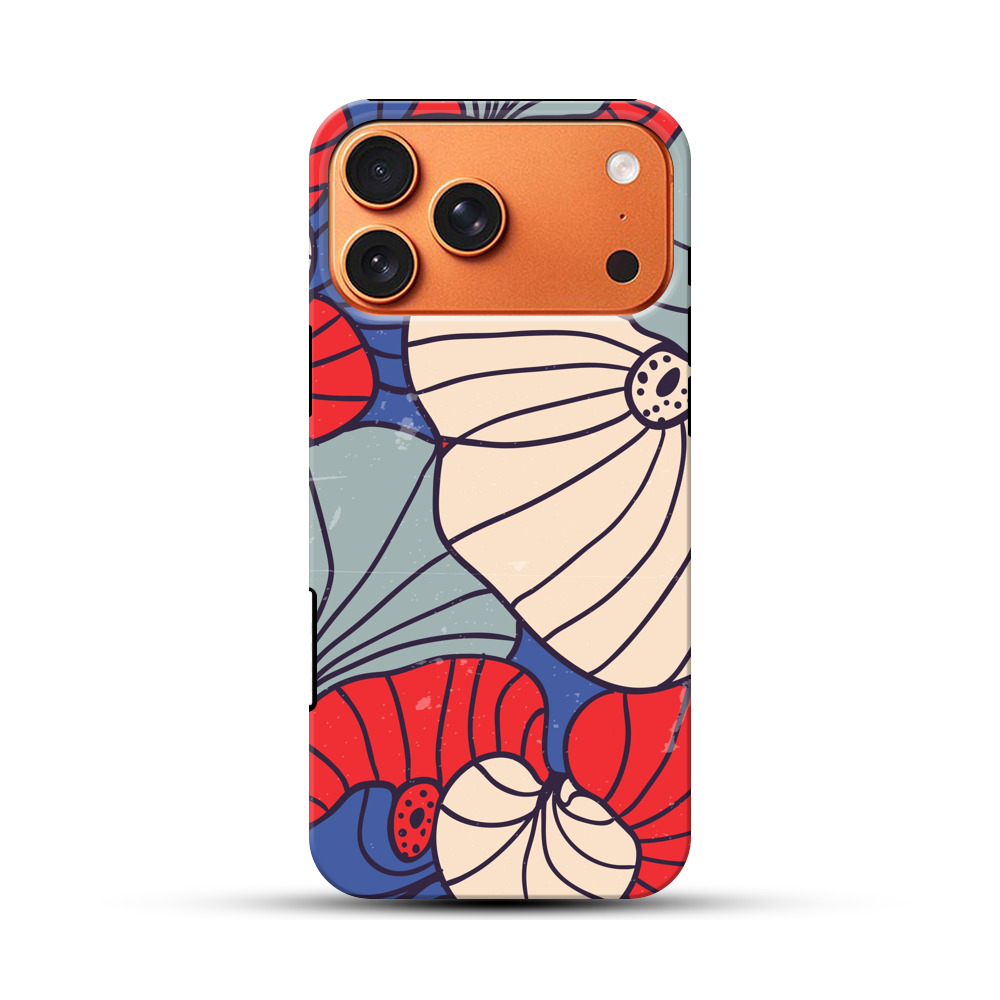 貝の模様 iPhone 17 Pro Maxオリジナル耐衝撃ケース