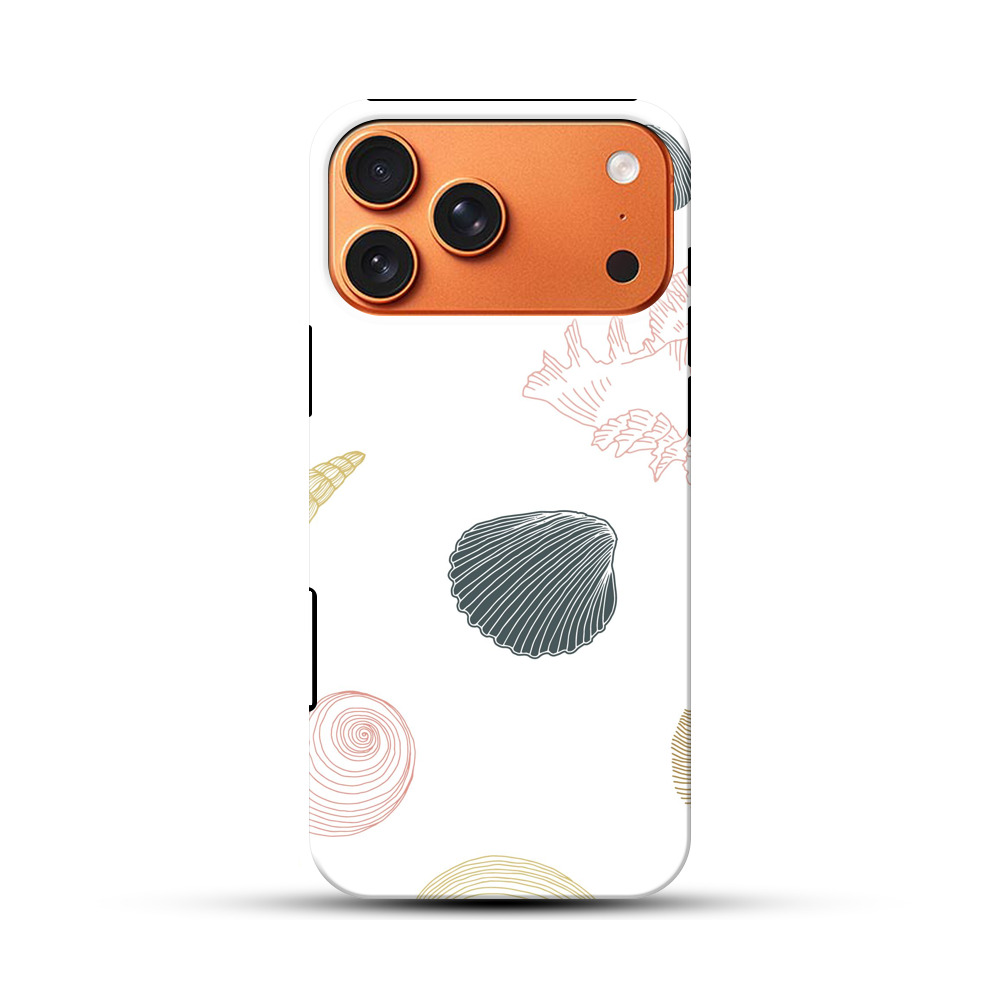 貝殻のパターン iPhone 17 Pro Maxオリジナル耐衝撃ケース