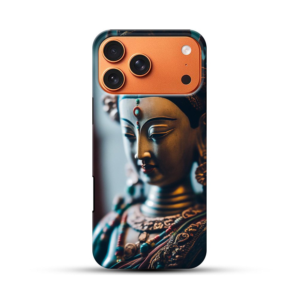 仏像のアップ顔 iPhone 17 Pro Maxオリジナル耐衝撃ケース