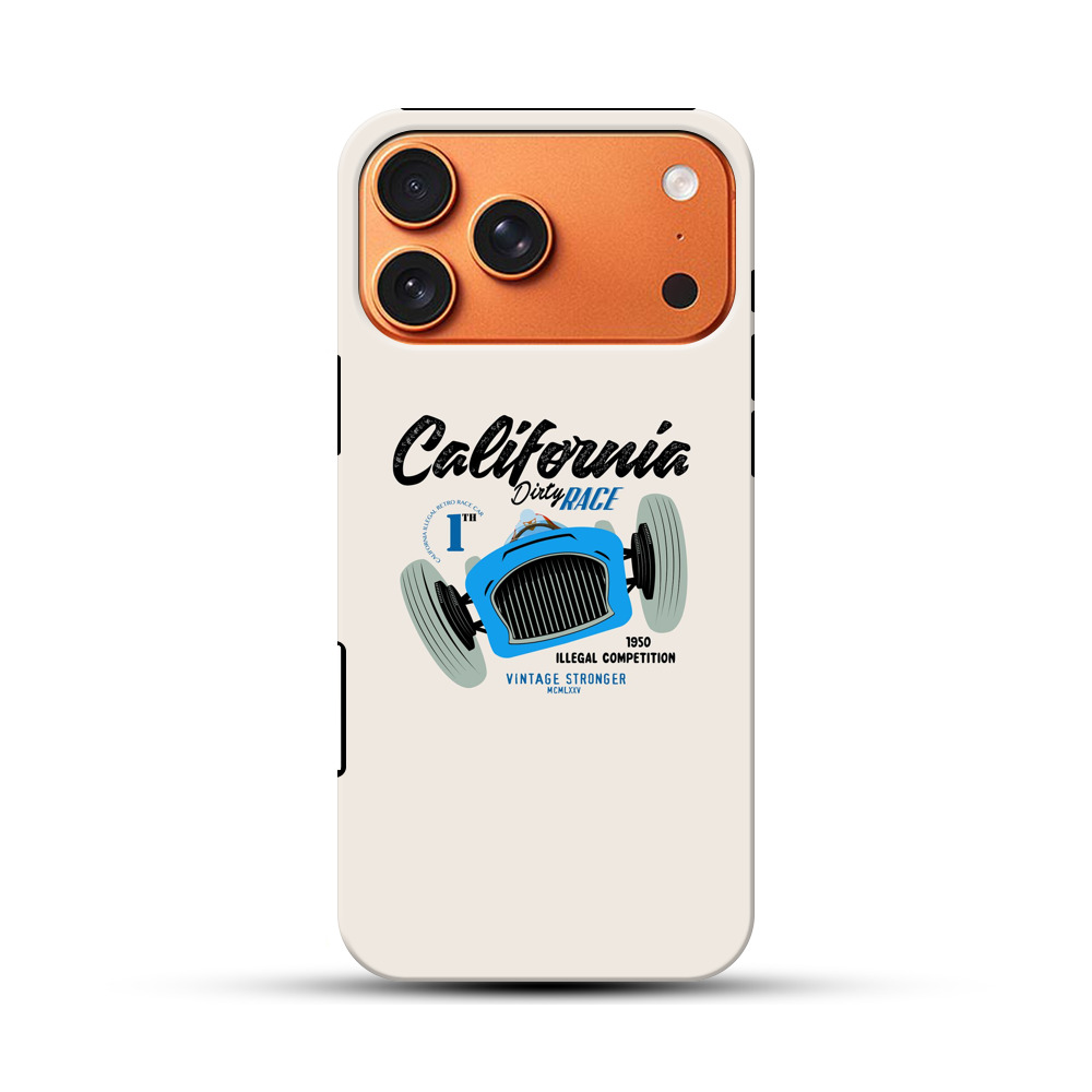 カリフォルニアのヴィンテージレースカー iPhone 17 Pro Maxオリジナル耐衝撃ケース