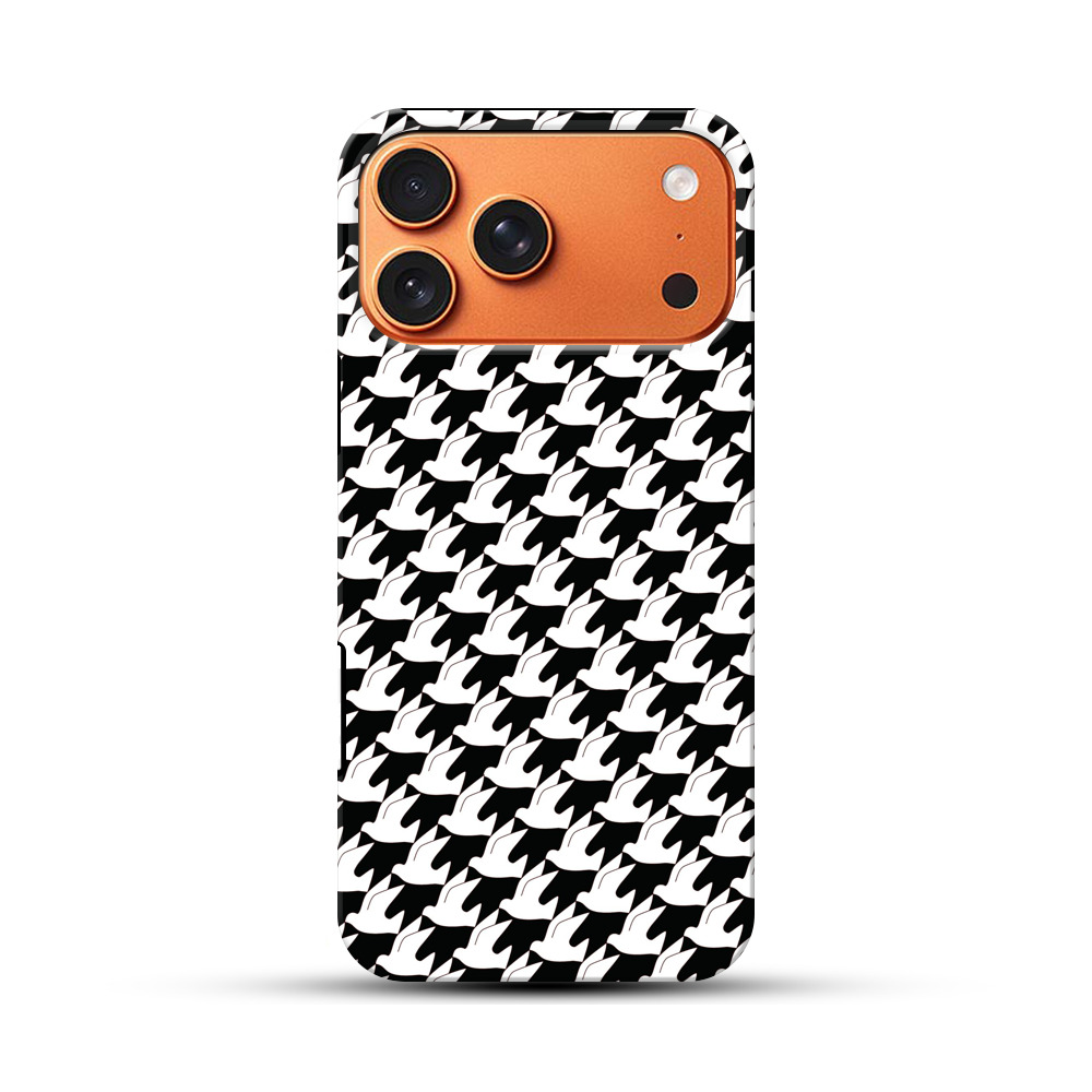 千鳥格子模様 iPhone 17 Pro Maxオリジナル耐衝撃ケース