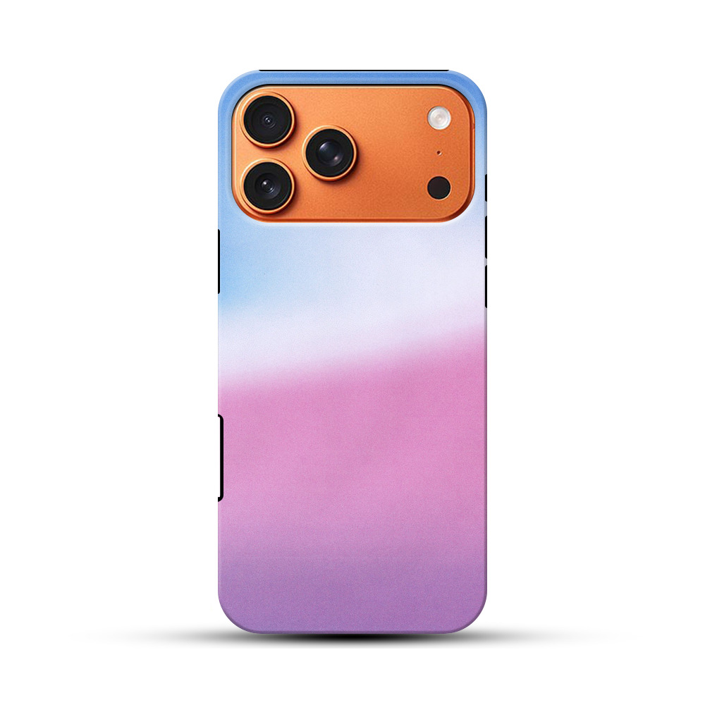 抽象的な青とピンクの背景 iPhone 17 Pro Maxオリジナル耐衝撃ケース