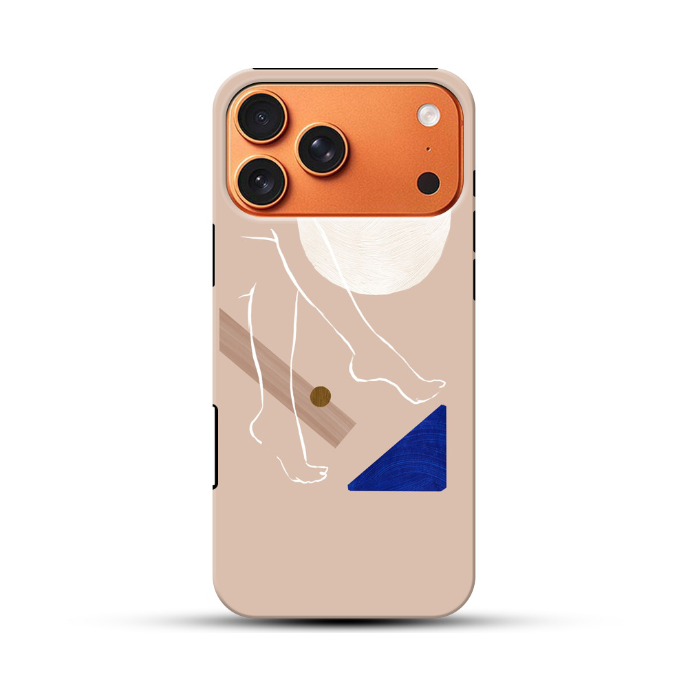 抽象的な人物の足 iPhone 17 Pro Maxオリジナル耐衝撃ケース