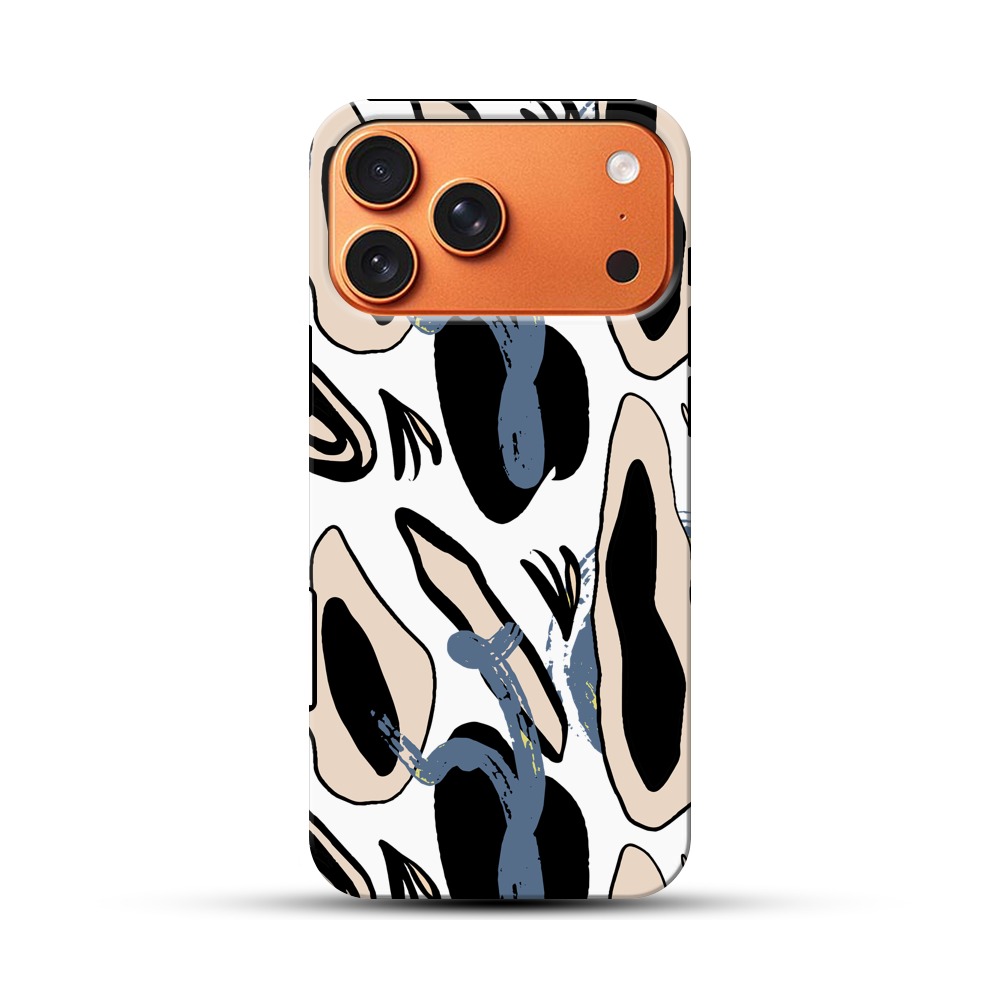 抽象的な模様 iPhone 17 Pro Maxオリジナル耐衝撃ケース