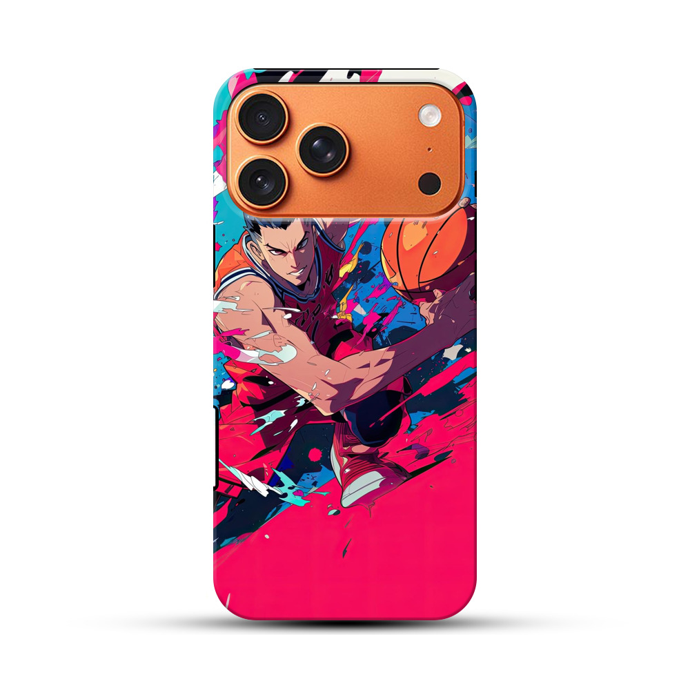 バスケ躍動選手 iPhone 17 Pro Maxオリジナル耐衝撃ケース