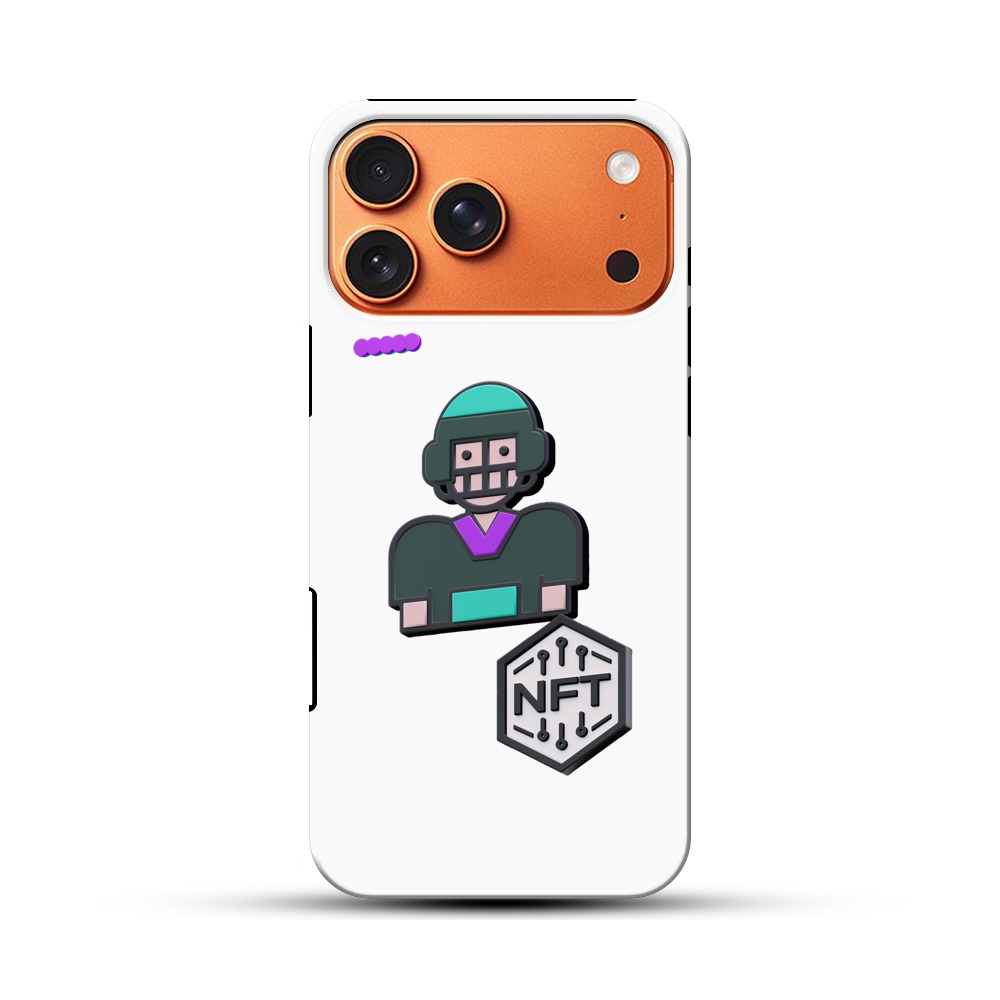 デジタルアートキャラクター iPhone 17 Pro Maxオリジナル耐衝撃ケース