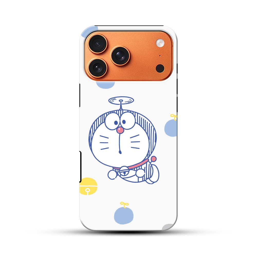 ドラえもん空飛ぶ iPhone 17 Pro Maxオリジナル耐衝撃ケース