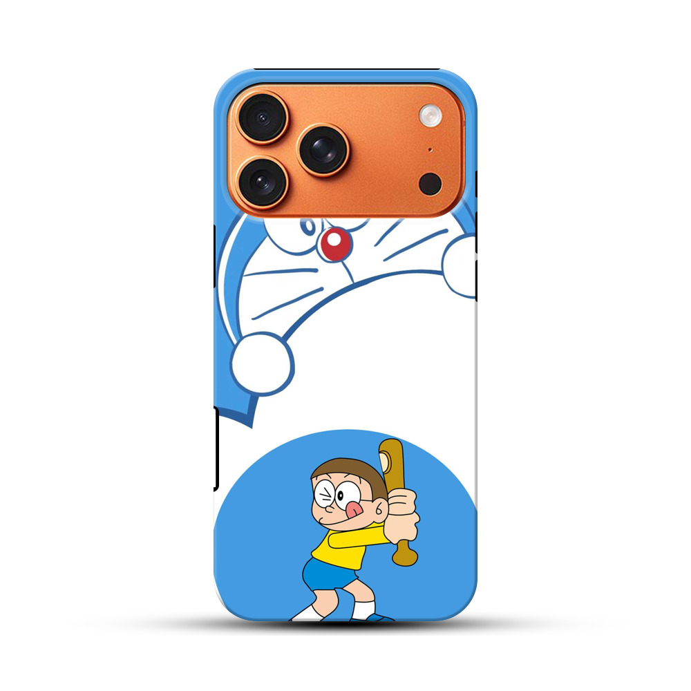 ドラえもんとのび太 iPhone 17 Pro Maxオリジナル耐衝撃ケース