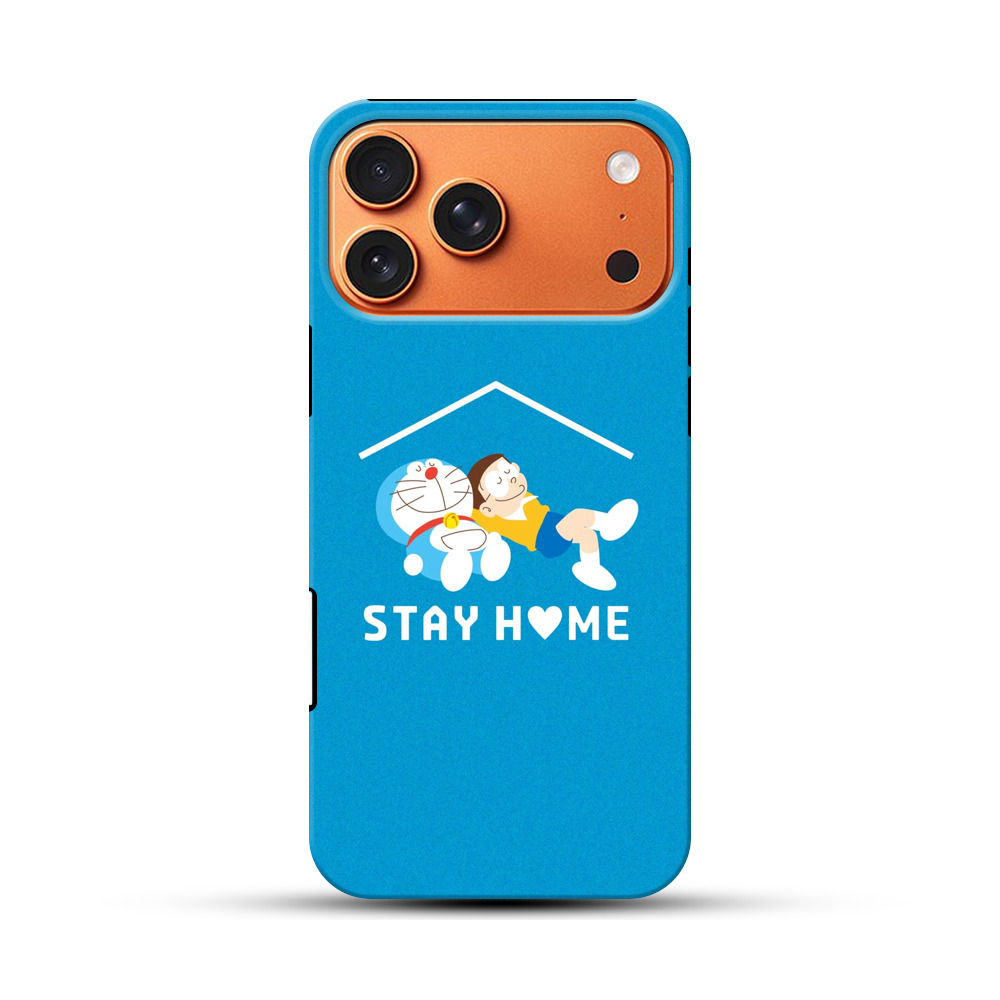 ドラえもんとのび太のステイホーム iPhone 17 Pro Maxオリジナル耐衝撃ケース