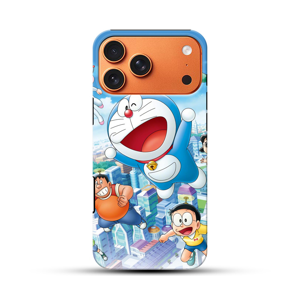 ドラえもんと仲間たち iPhone 17 Pro Maxオリジナル耐衝撃ケース