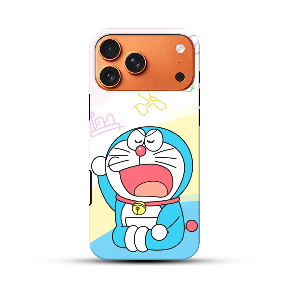 ドラえもん笑い iPhone 17 Pro Maxオリジナル耐衝撃ケース