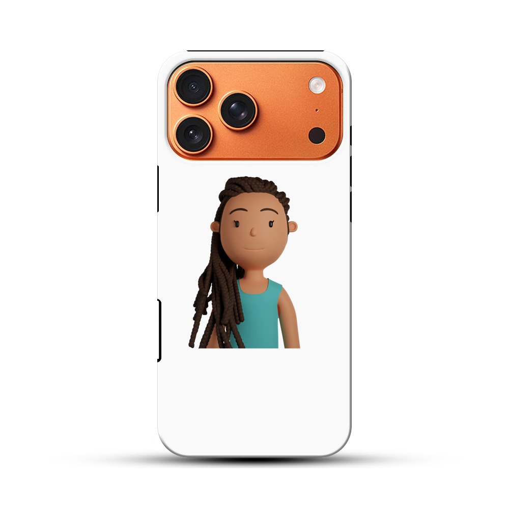 ドレッドヘアのキャラクター iPhone 17 Pro Maxオリジナル耐衝撃ケース