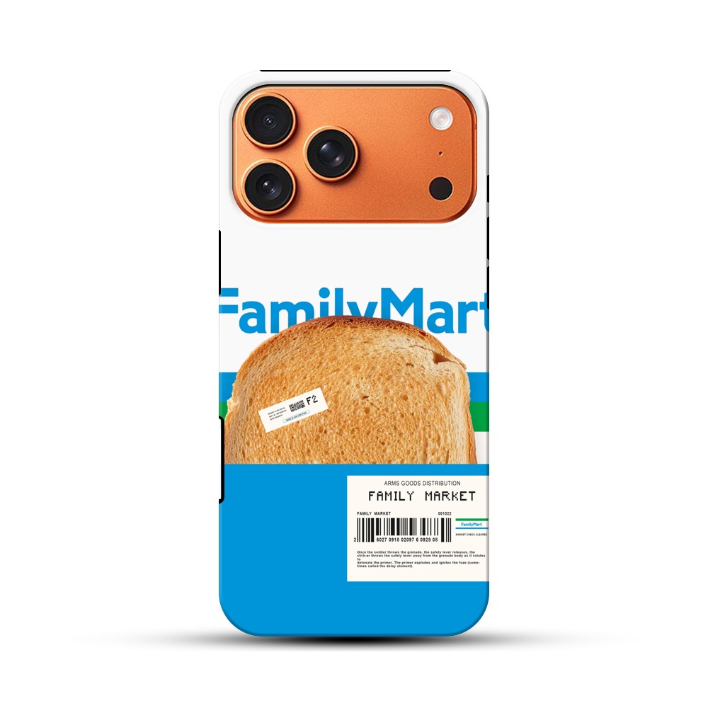 ファミリーマートとトースト iPhone 17 Pro Maxオリジナル耐衝撃ケース